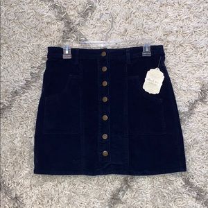 Velvet Blue Skirt from Altard State